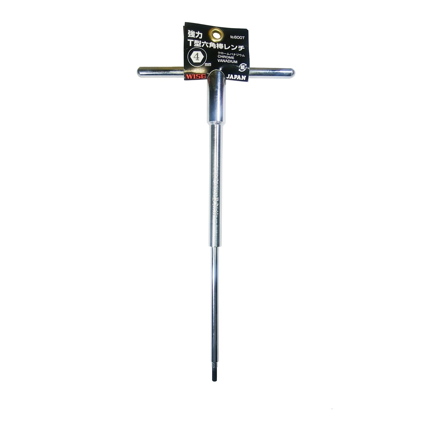 T型六角棒レンチ 4.0mm (鉄ハンドル)