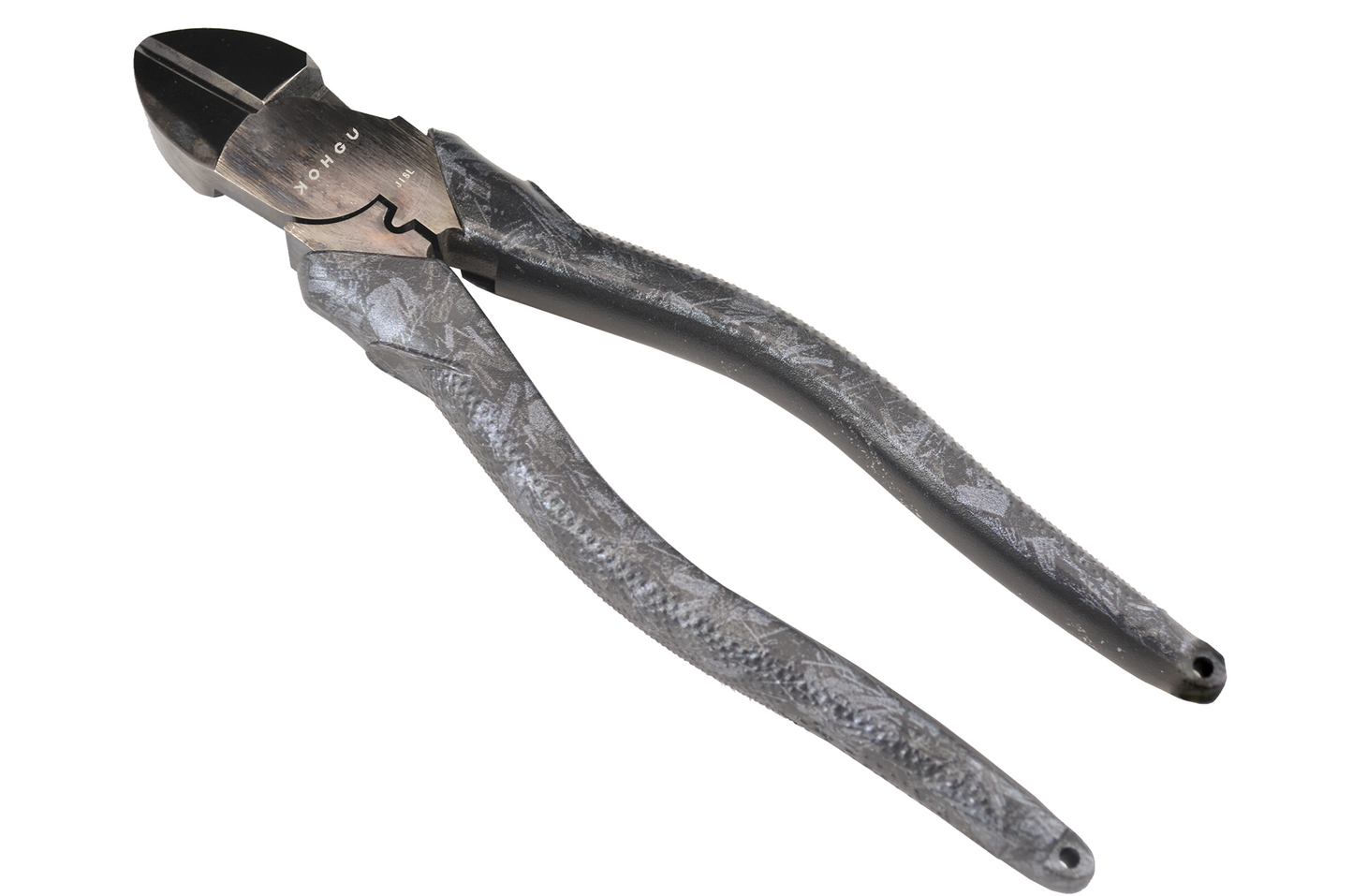 FORGED CARBON PATTERN 偏芯強力ニッパ 175mm
