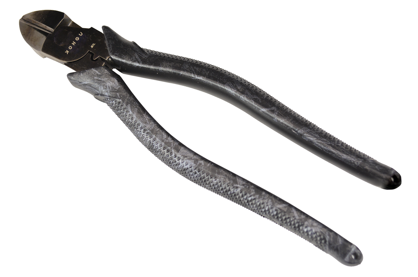 FORGED CARBON PATTERN 偏芯強力ニッパ 200mm